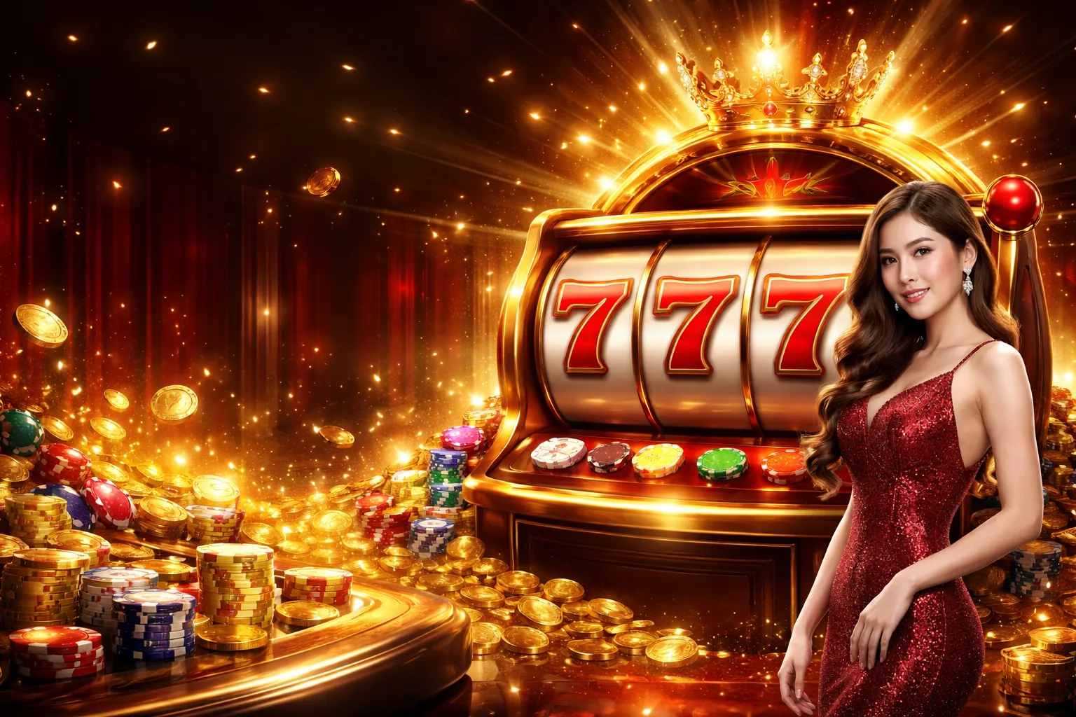 Hình ảnh chính của tg88 Nổ Hũ với các biểu tượng slot và giải thưởng lớn, tạo cảm giác chiến thắng và hứng khởi